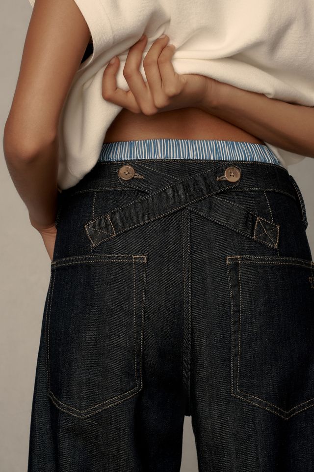 The Myra Low-Rise Tapered Jeans by Pilcro: Puddle Edition #5