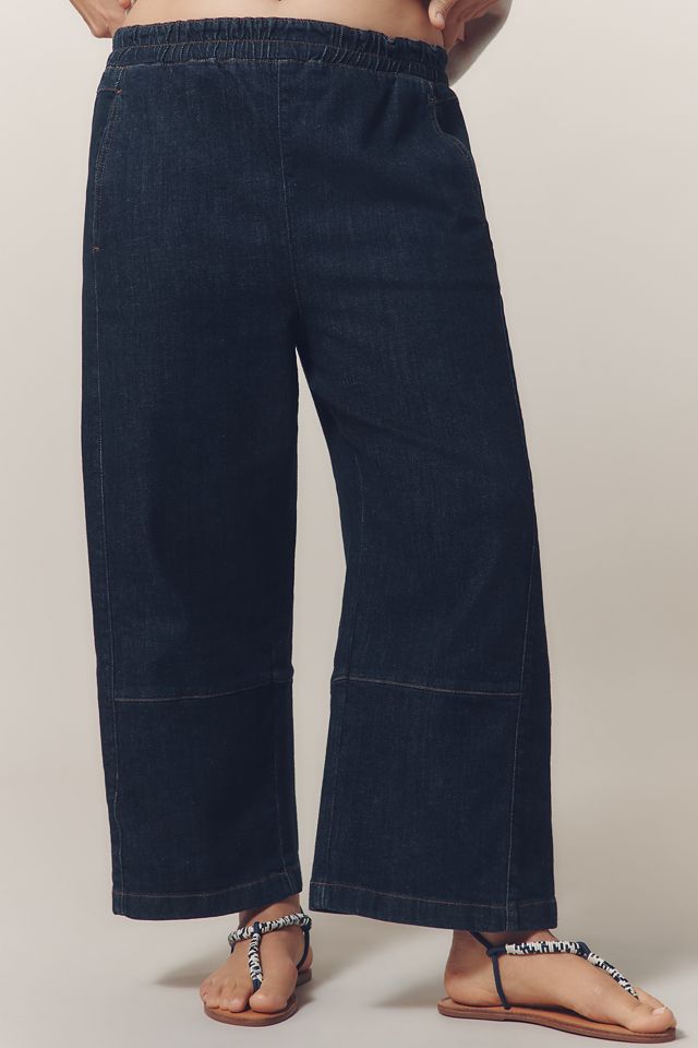 The Izzie Relaxed Pull-On Barrel Jeans by Pilcro #5