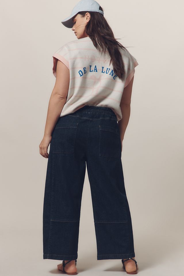 The Izzie Relaxed Pull-On Barrel Jeans by Pilcro #6