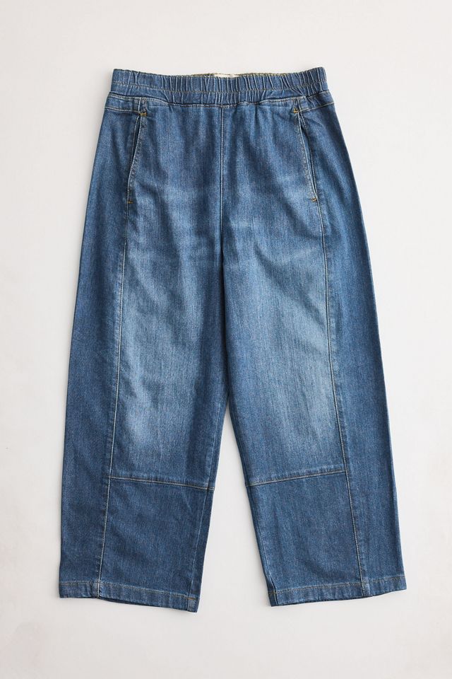 The Izzie Relaxed Pull-On Barrel Jeans by Pilcro #7