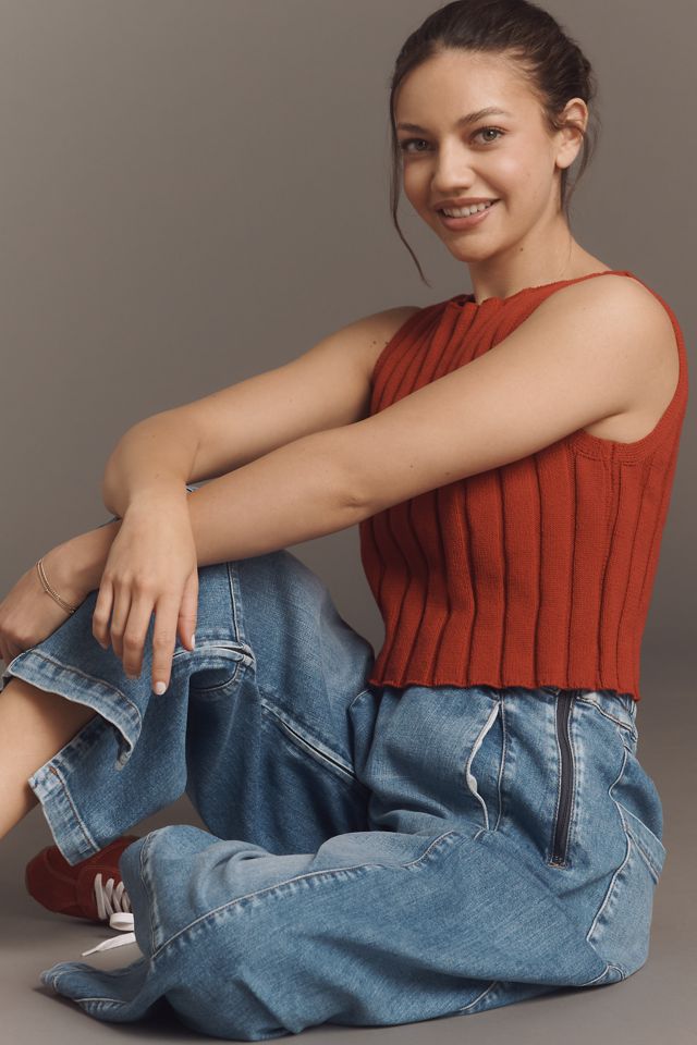 The Izzie Relaxed Pull-On Barrel Jeans by Pilcro #9