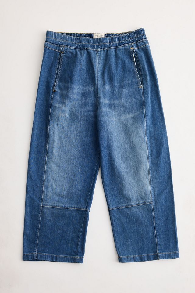 Jeans a Gamba Larga Rilassati Pull-On Izzie di Pilcro #8