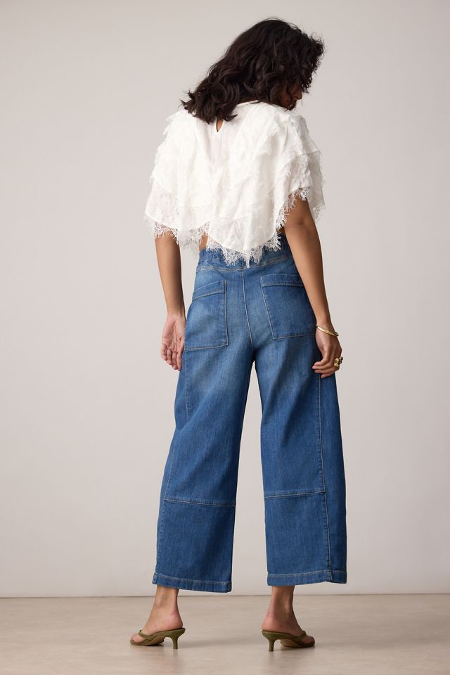 Die Izzie Entspannte Pull-On Barrel Jeans von Pilcro #3