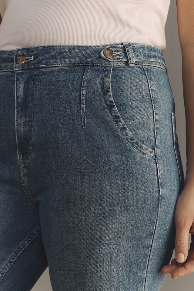 Pilcro Tower Flare Mid-Rise Jeans  #7