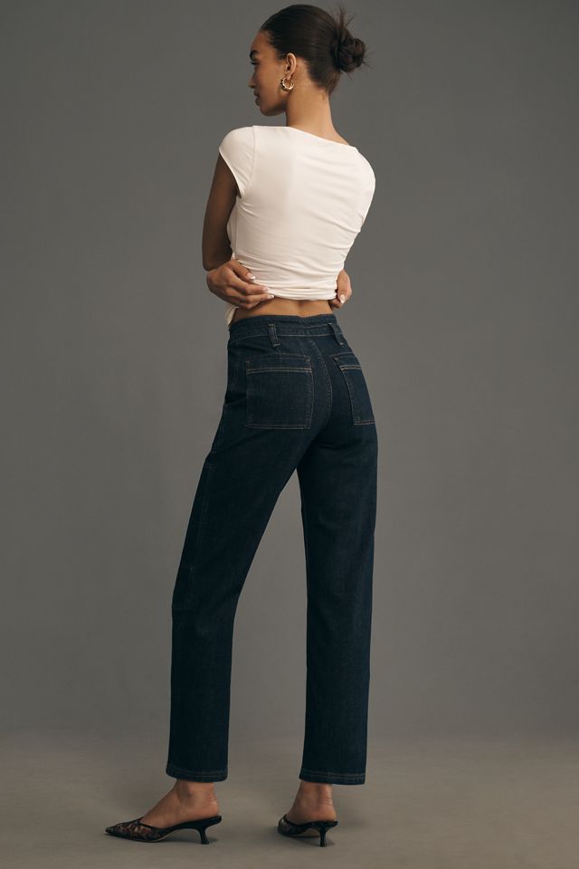 The Wanderer Mid-Rise Relaxed-Leg Jeans by Pilcro #3