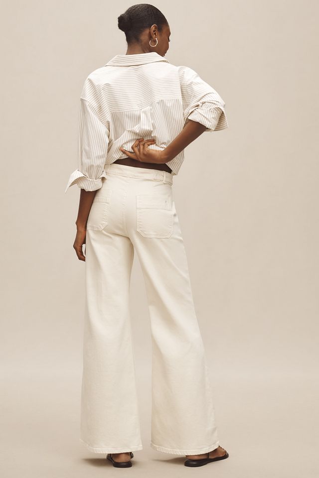 Pilcro Tower Flare Mid-Rise Jeans #3