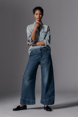 Pilcro Full Curve High-Rise Barrel Jeans