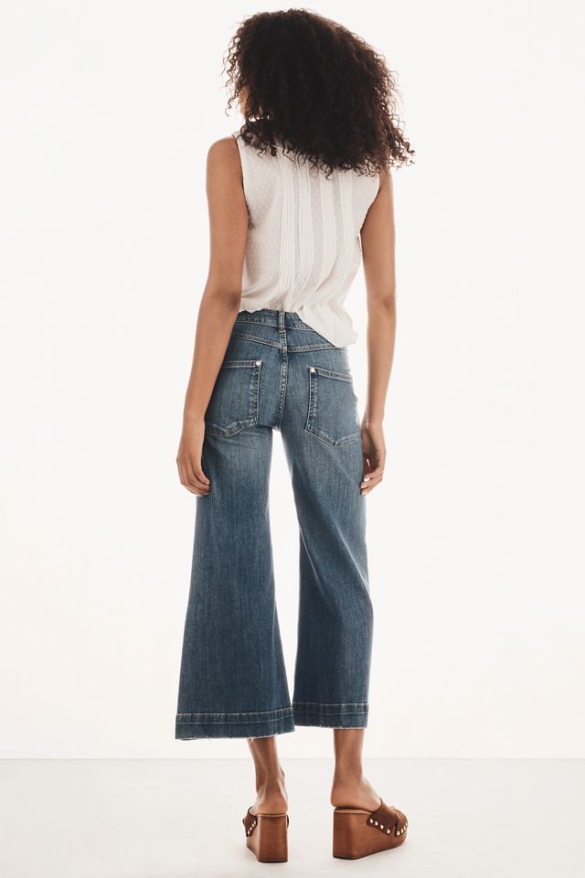 Pilcro High-Rise Crop Wide-Leg Jeans #3