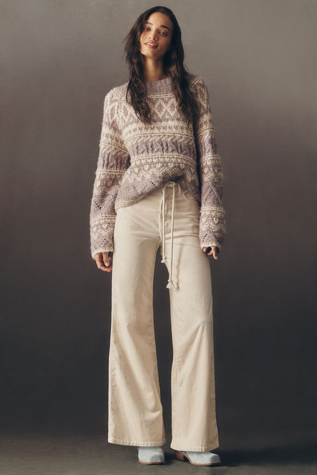 The Robbie Corduroy High-Rise Flare Jeans by Pilcro #4