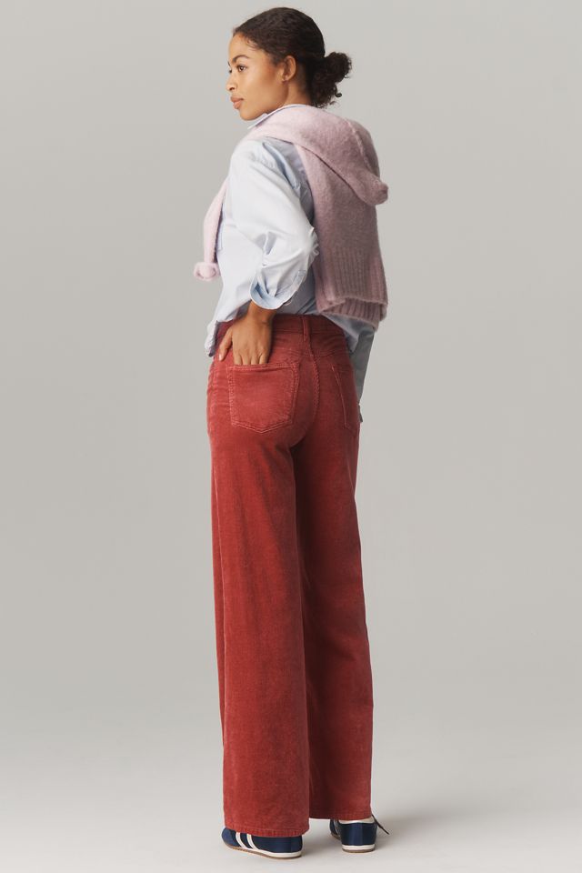 The Robbie Corduroy High-Rise Flare Jeans by Pilcro