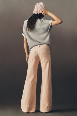 Pilcro Rylan Velvet High-Rise Flare Jeans