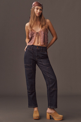 The Wanderer Mid-Rise Relaxed Jeans by Pilcro product page