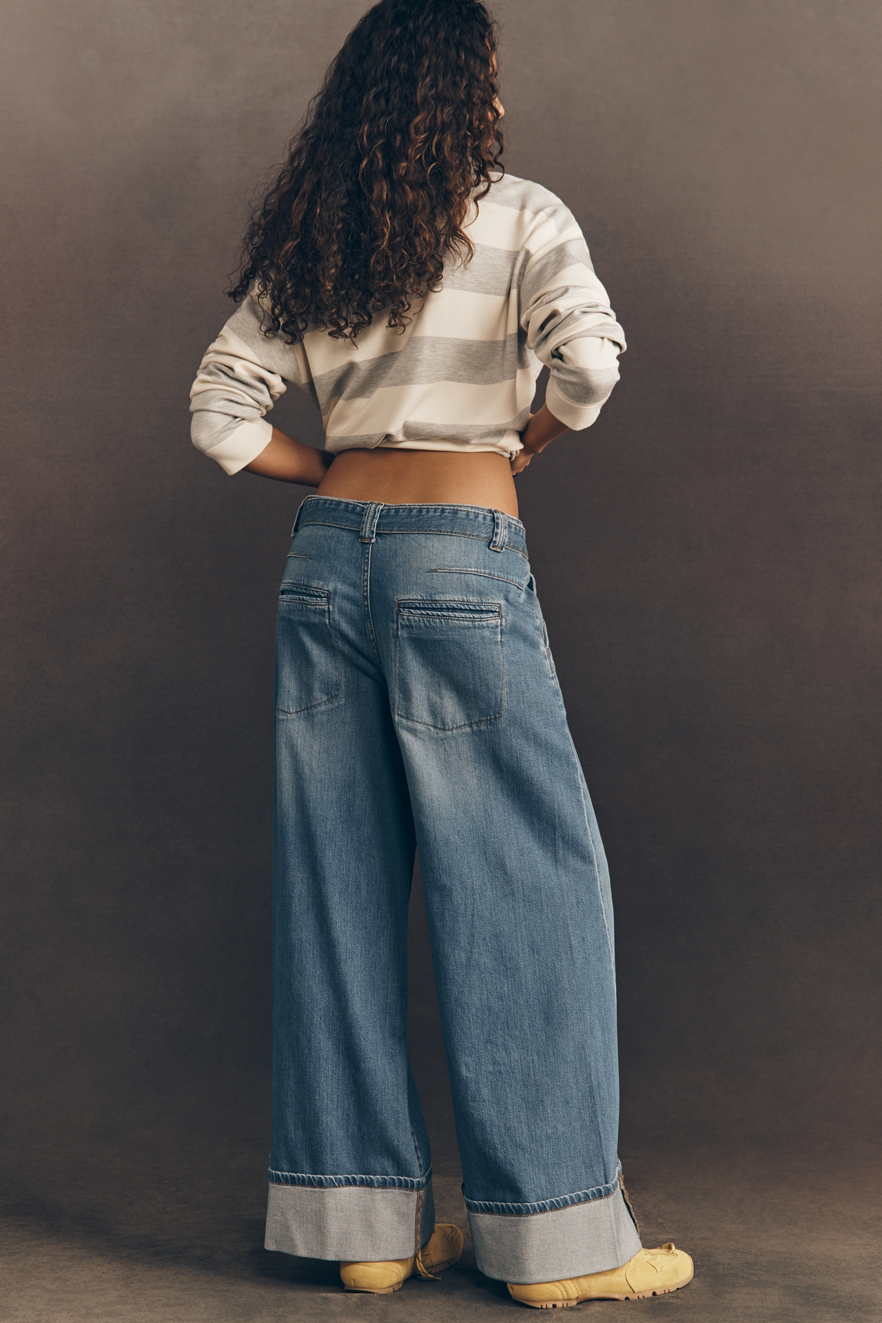 Pilcro Nova High-Rise Wide-Leg Jeans