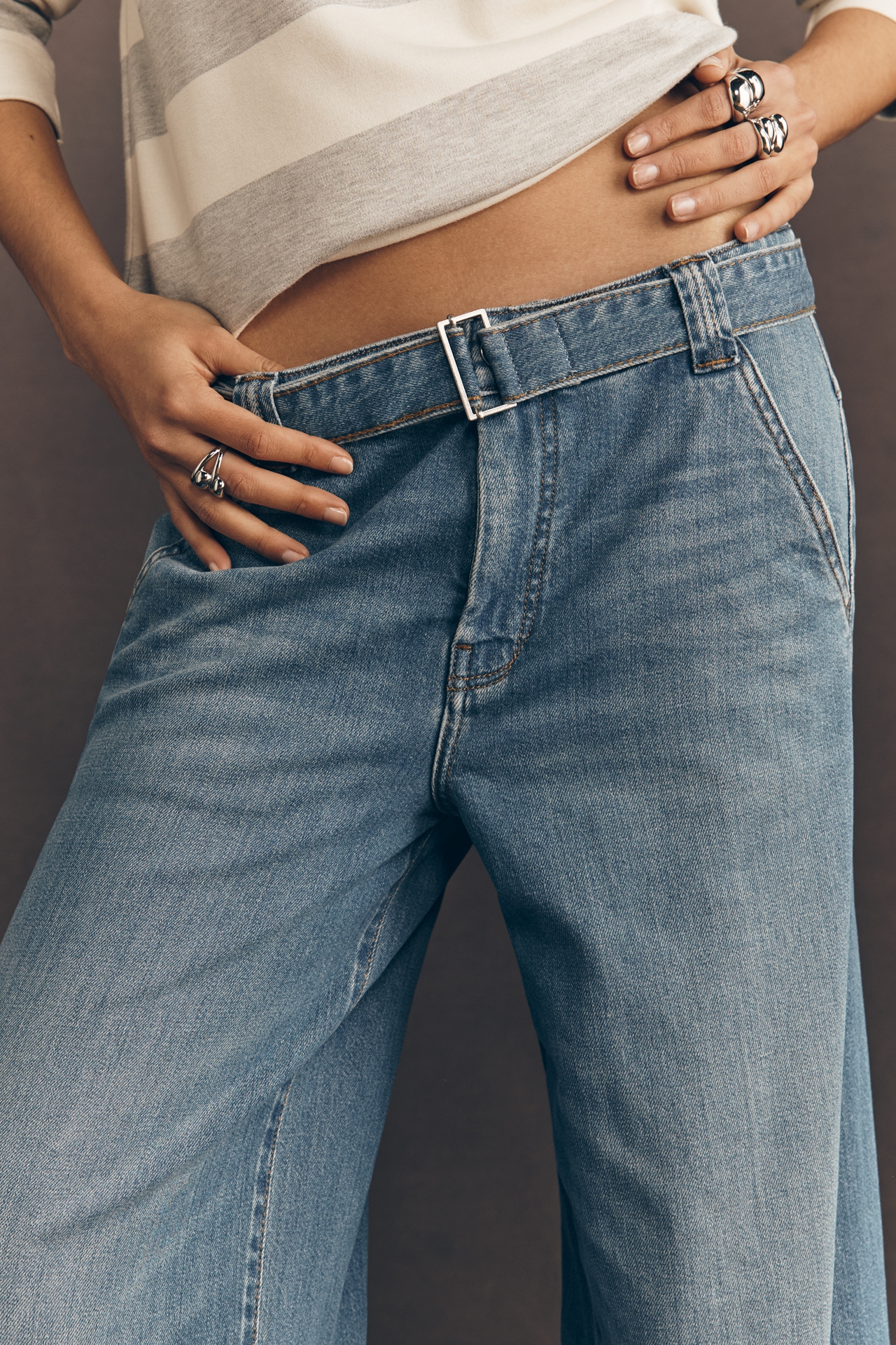 Pilcro Nova High-Rise Wide-Leg Jeans