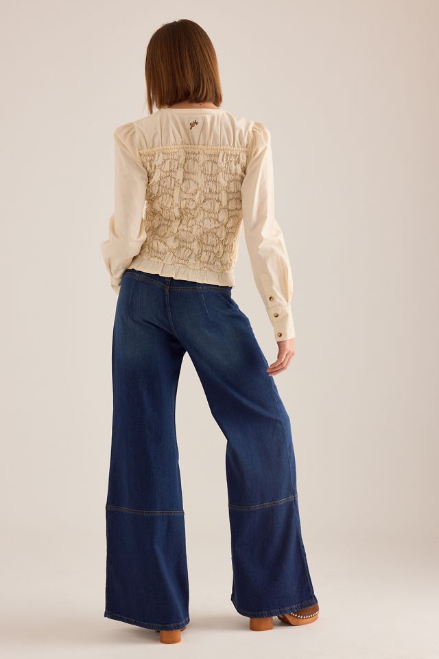 Pilcro Flare-Jeans mit hohem Bund #1