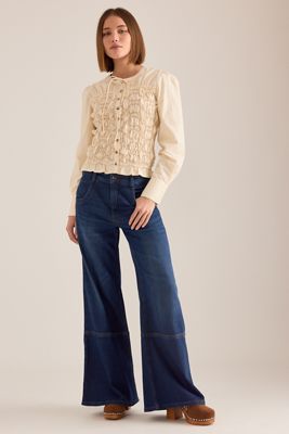 Jean évasé taille haute Pilcro