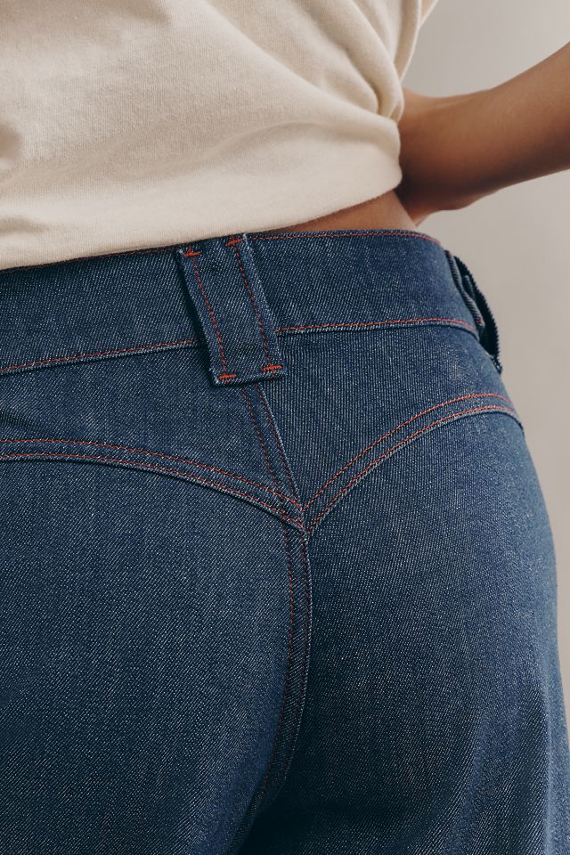 Maeve Utility High-Rise Crop Wide-Leg Jeans #4