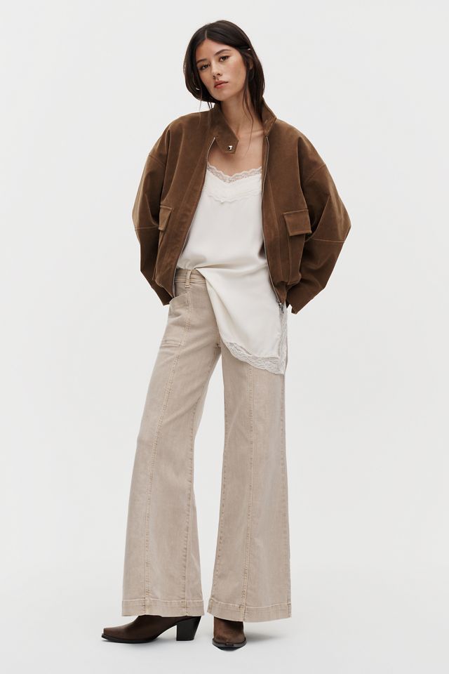 Pilcro Nico Mid-Rise Flare Jeans #3