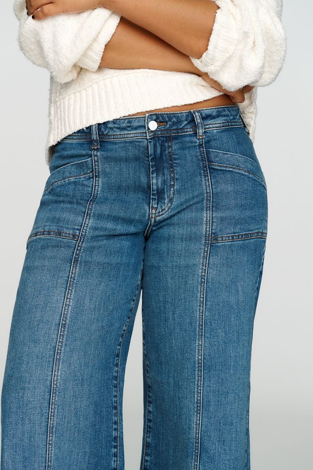 Pilcro Nico Mid Rise Flare Leg Jeans #5