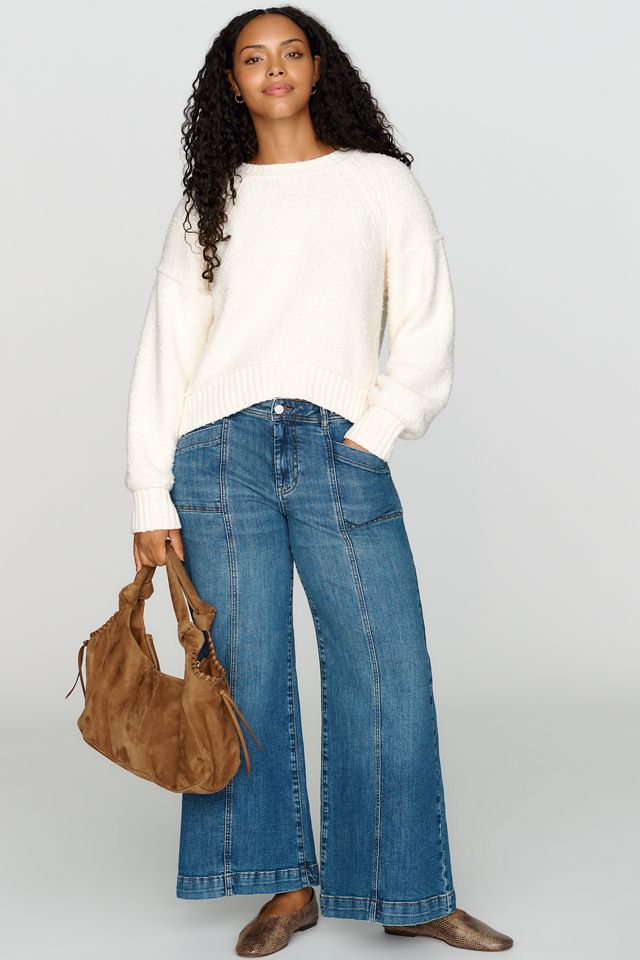 Pilcro Nico Mid Rise Flare Leg Jeans #4