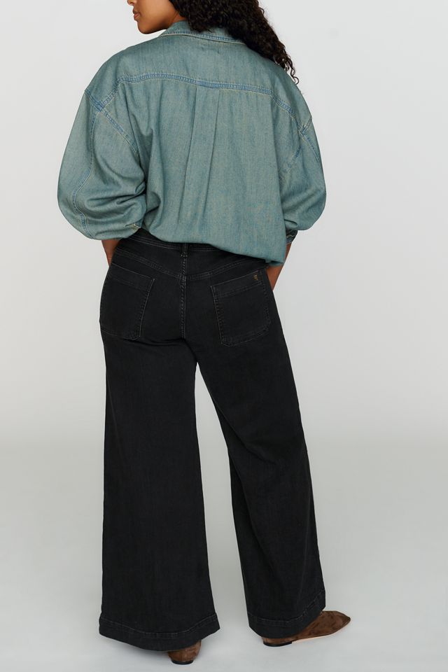 Pilcro Nico Mid Rise Flare Jeans #9