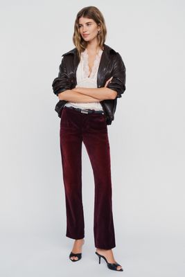 Pilcro Indie Low-Rise Straight-Leg Trouser Jeans