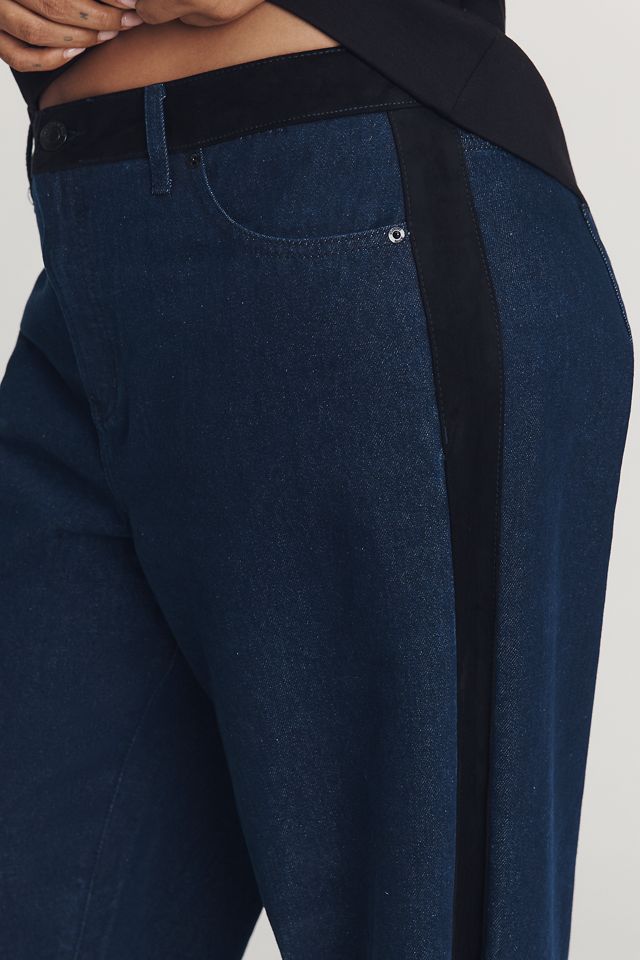 Eloquii Plus Faux-Suede High-Rise Wide-Leg Pants #2