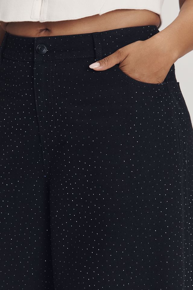 Eloquii Plus Embellished High-Rise Wide-Leg Pants #2