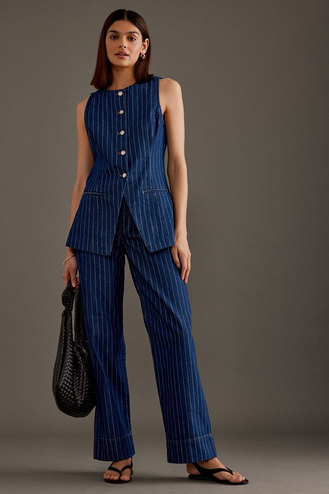 ALIGNE Miso Jeans Droits à Rayures #4