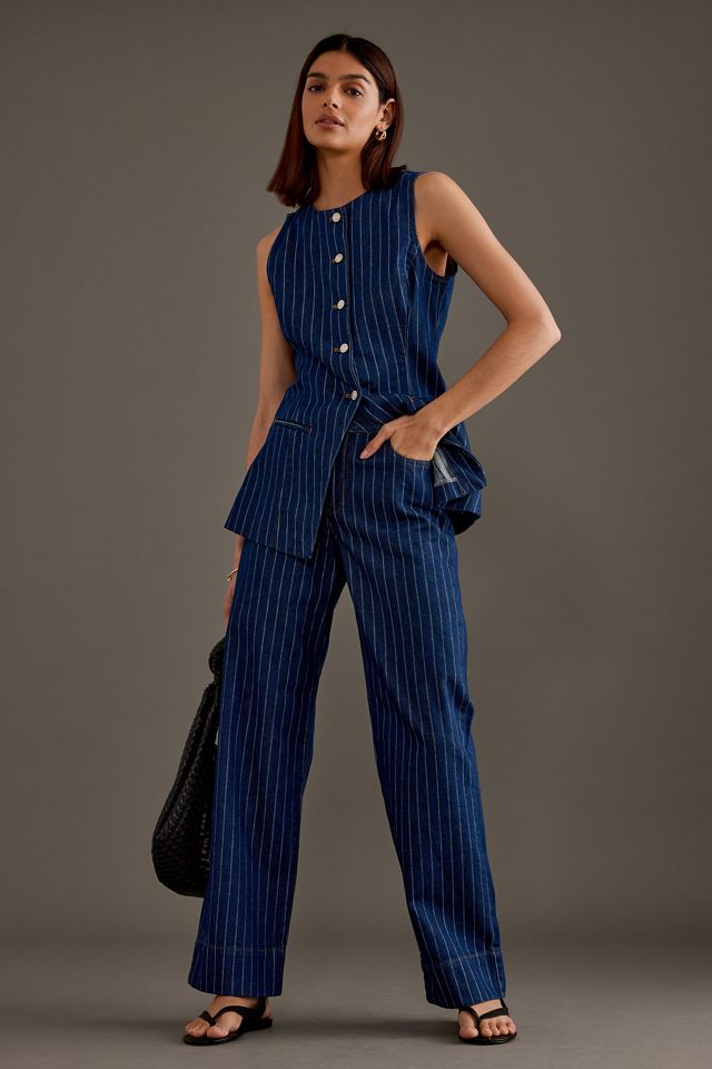 ALIGNE Miso Jeans Droits à Rayures #5