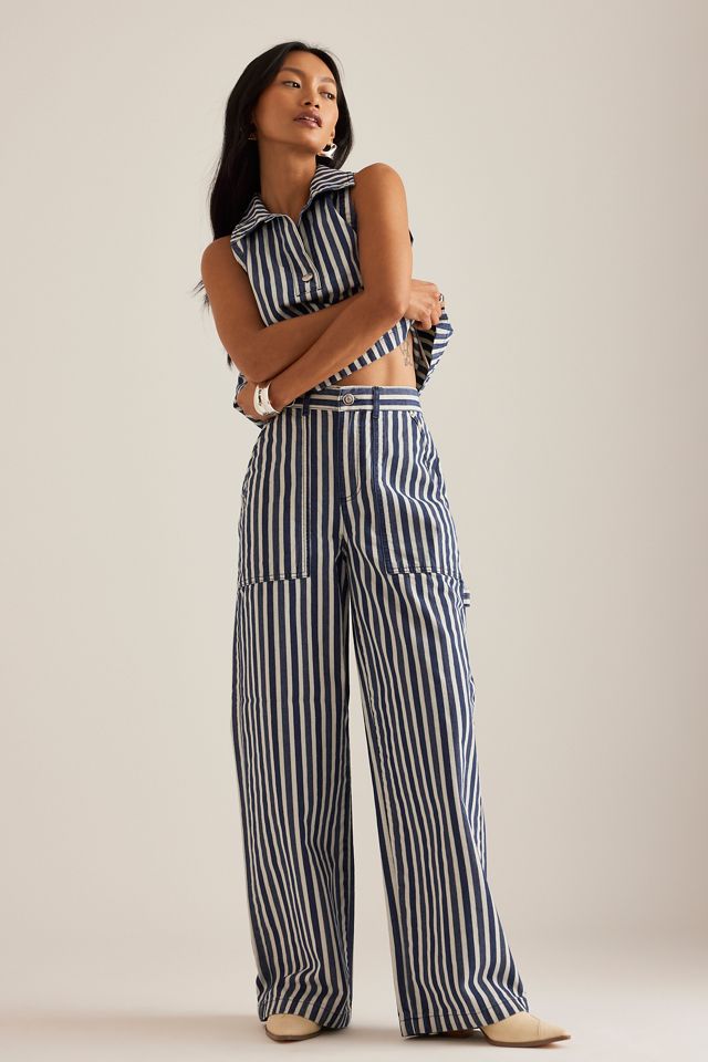 ALIGNE Wolf Stripe Cargo Jeans #3