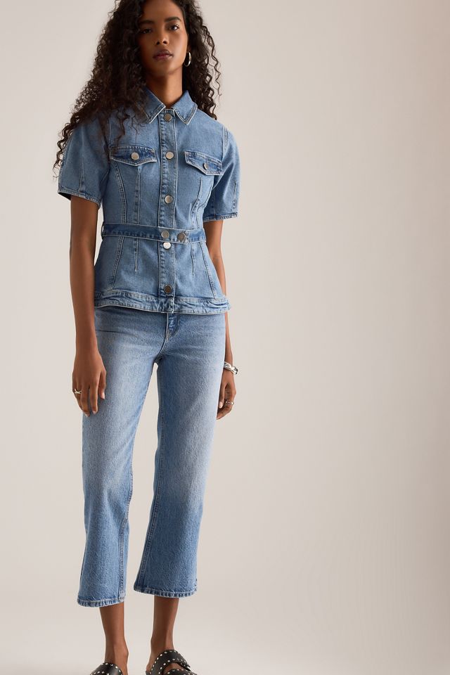 Jeans ALIGNE a Vita Media con Fondo a Campana #3