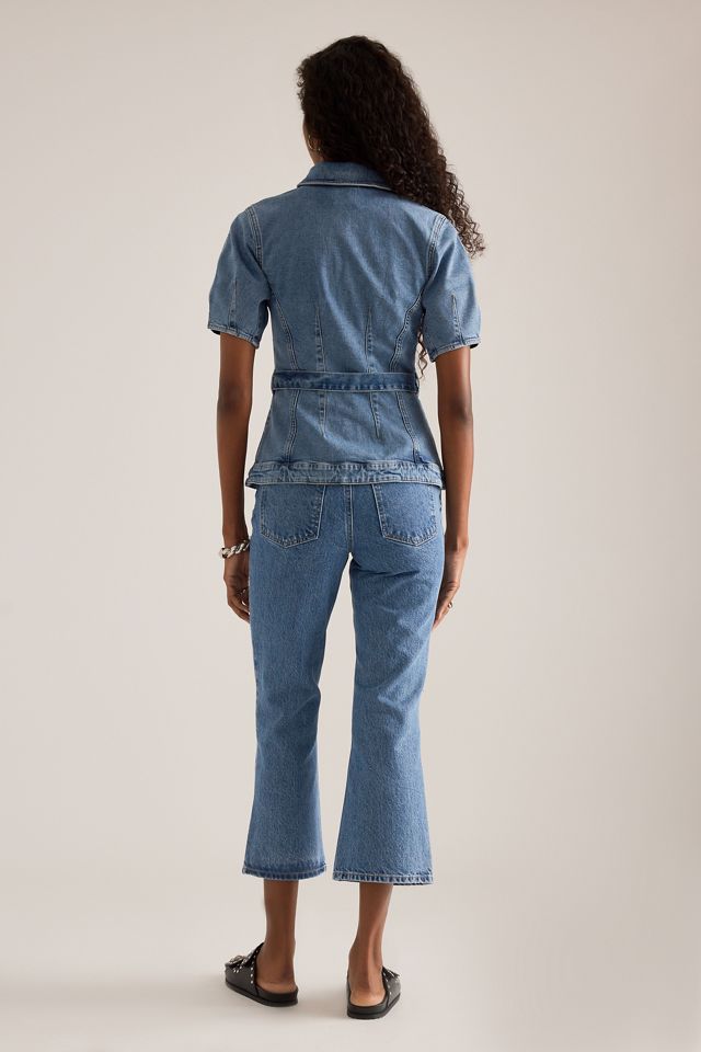 Jeans ALIGNE a Vita Media con Fondo a Campana #5