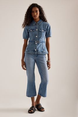 Jeans ALIGNE a Vita Media con Fondo a Campana
