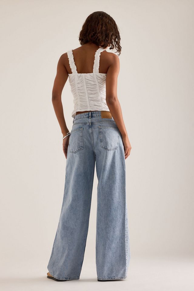 ALIGNE Low-Rise Loose Wide-Leg Jeans #1