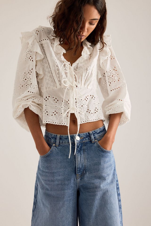 ALIGNE Mid-Rise Barrel Jeans #1
