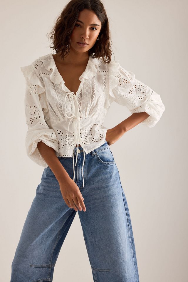 ALIGNE Mid-Rise Barrel Jeans #3