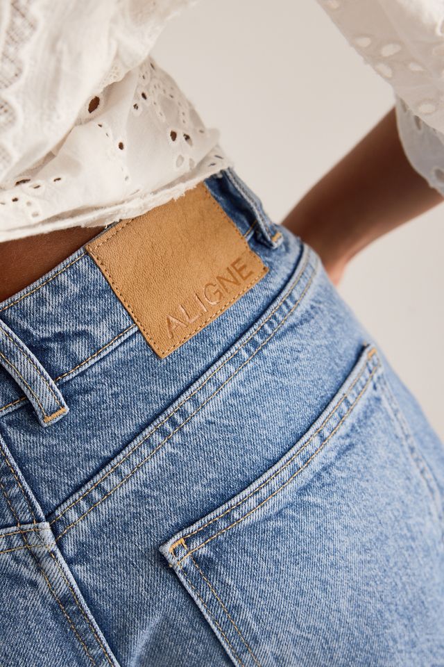 ALIGNE Mid-Rise Barrel Jeans #4
