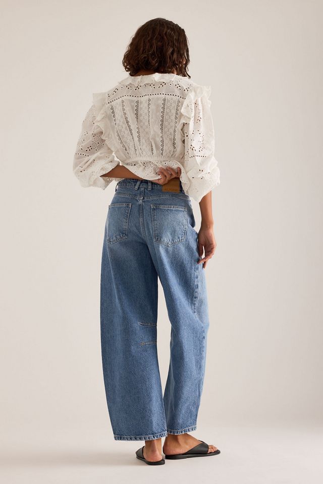 ALIGNE Mid-Rise Barrel Jeans #5