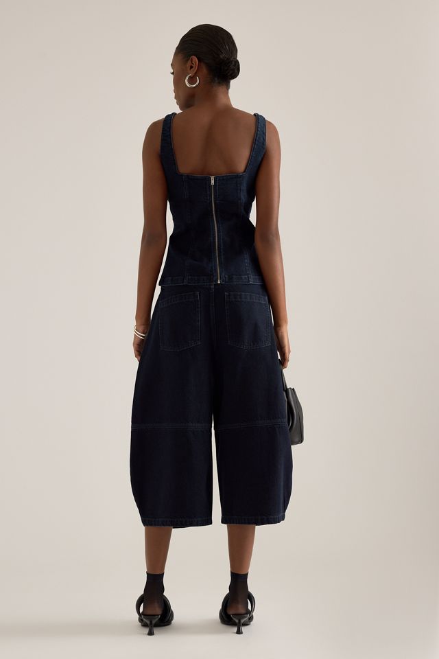 ALIGNE Haven Cocoon-Bein Denim Culottes #4