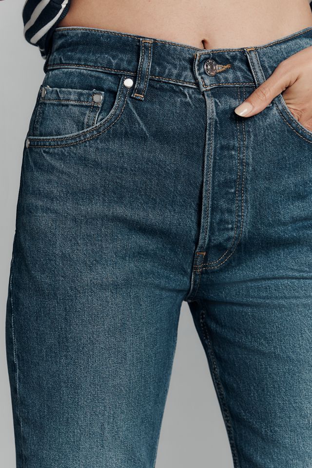 EB Denim High-Rise Straight-Leg Jeans #3