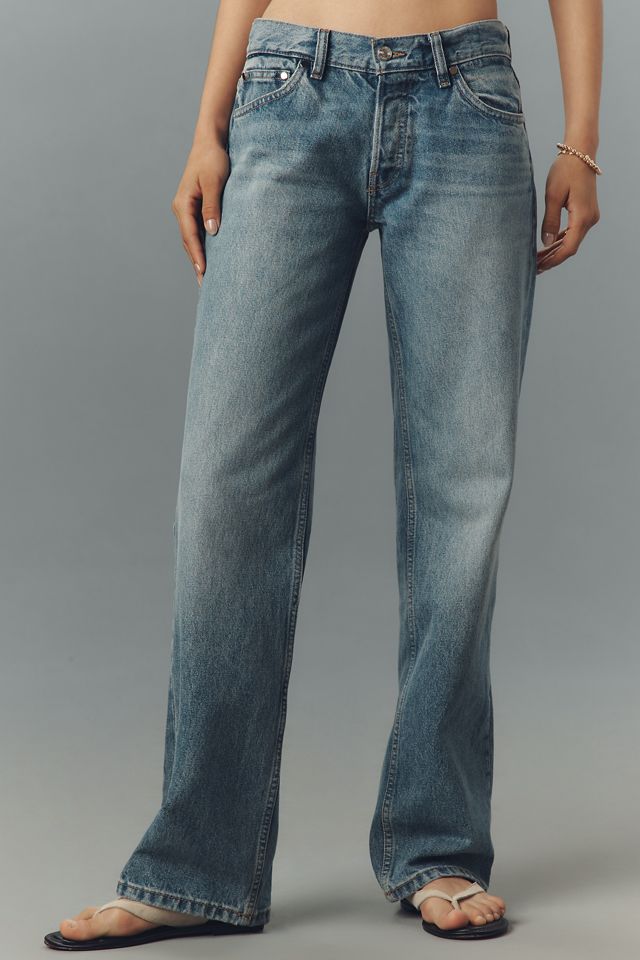 EB Denim Low-Rise Baggy Straight-Leg Jeans #1