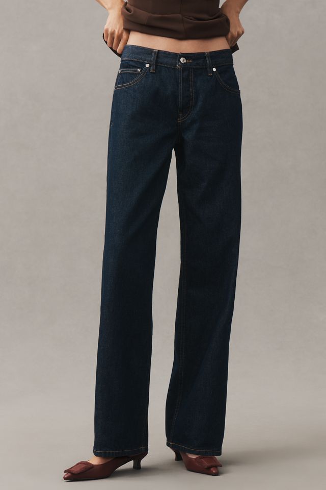 EB Denim Low-Rise Baggy Wide-Leg Jeans #1
