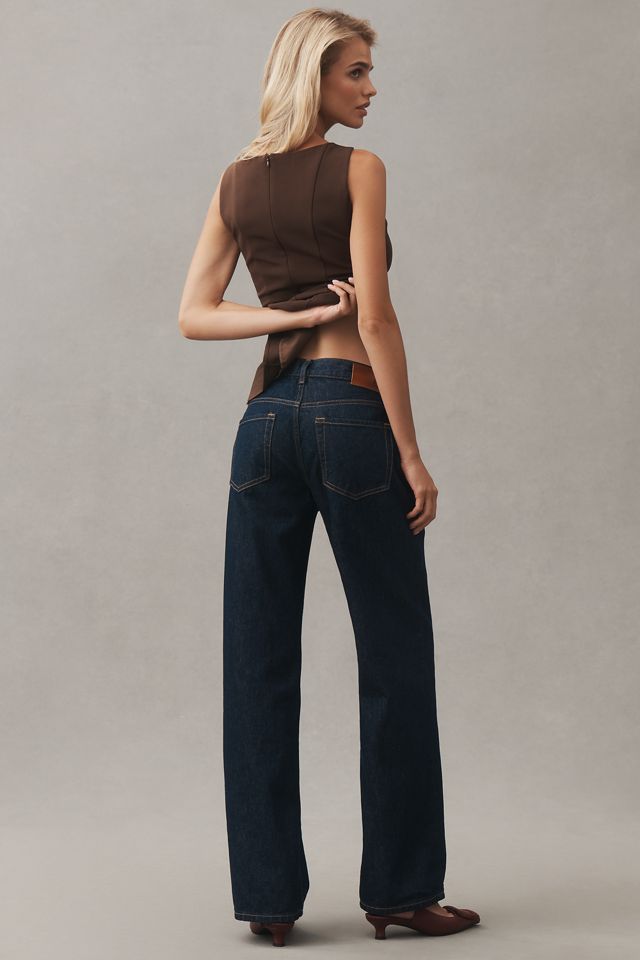 EB Denim Low-Rise Baggy Wide-Leg Jeans #3