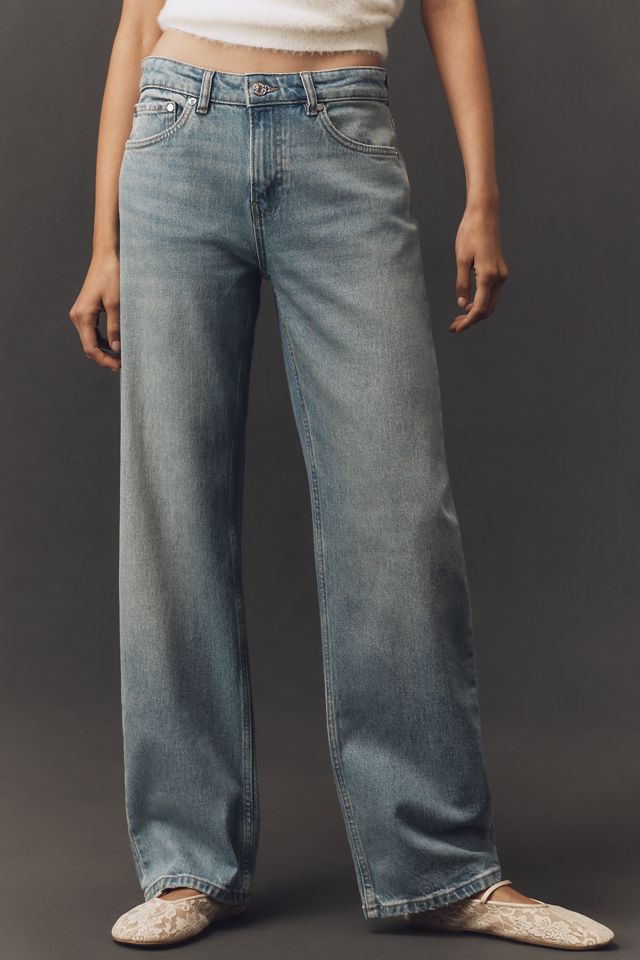 EB Denim Alida High-Rise Loose Bowed Jeans #1