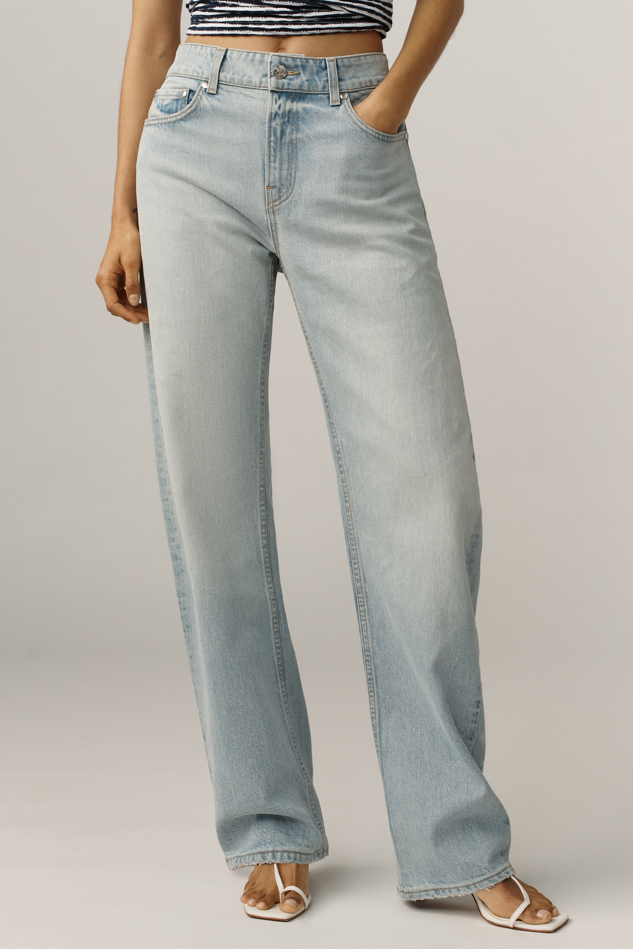 EB Denim Alida High-Rise Tapered Jeans