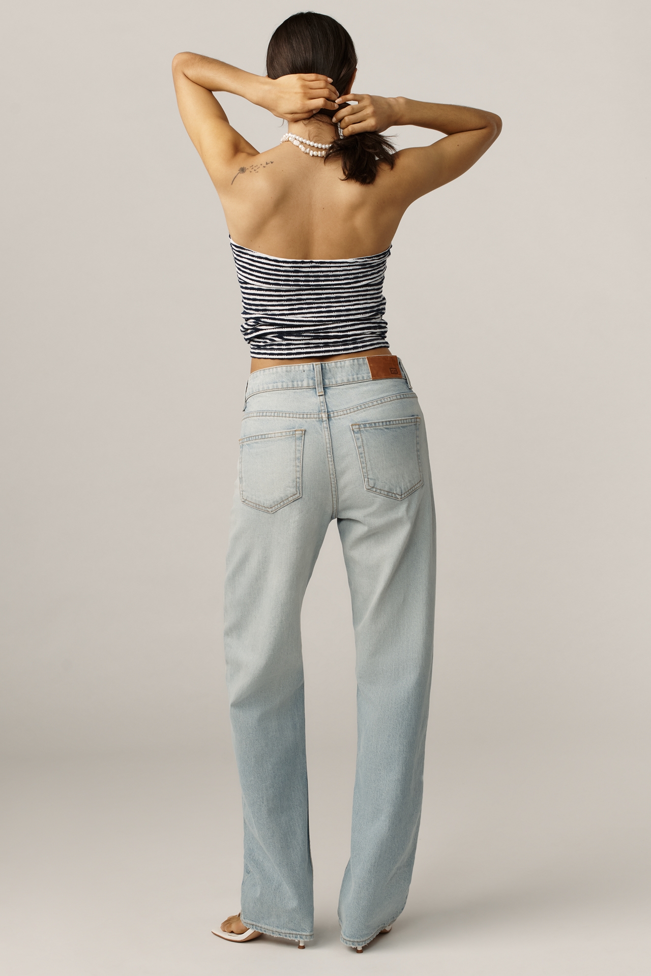 EB Denim Alida High-Rise Tapered Jeans