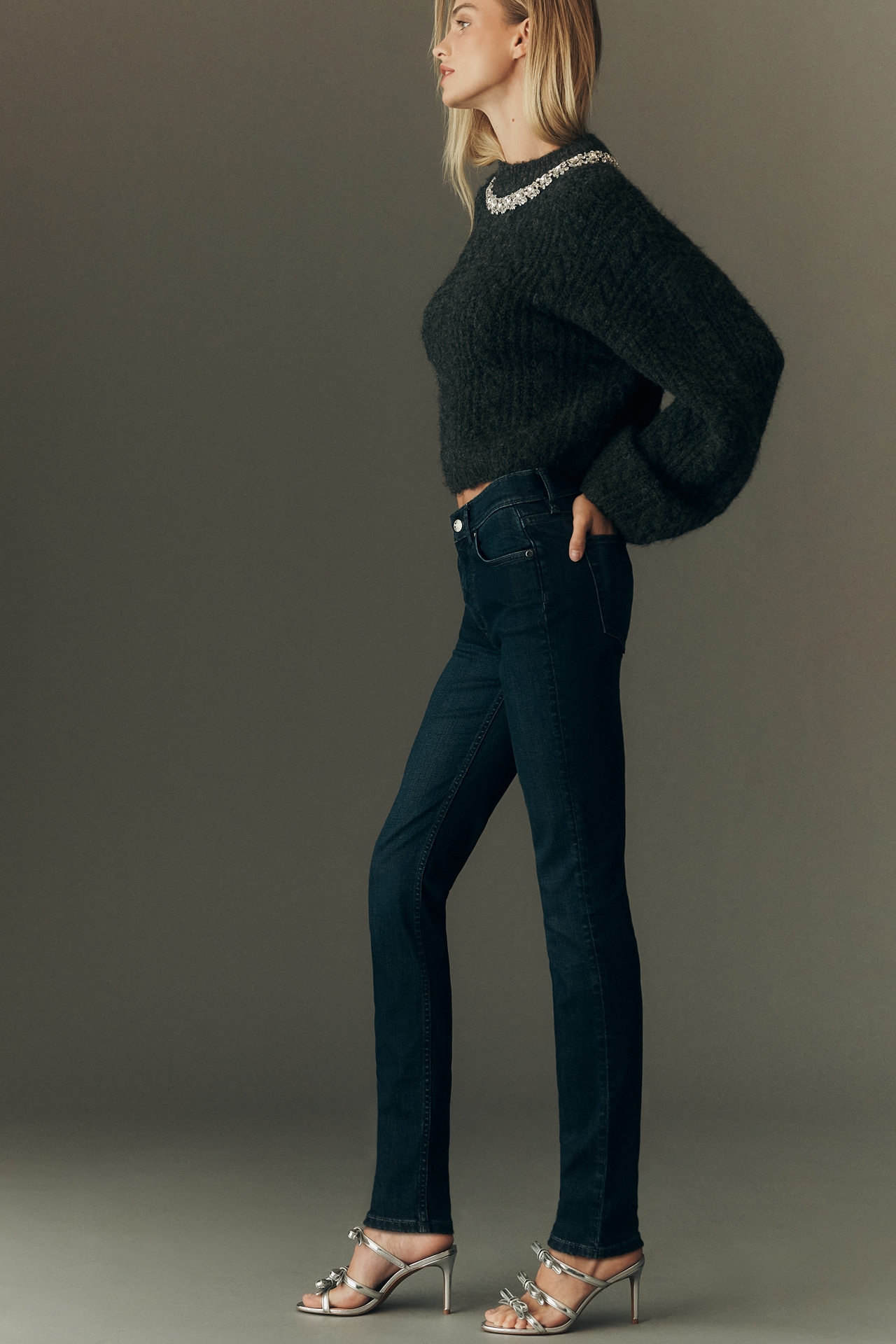 EB Denim Moss Mid-Rise Skinny Jeans