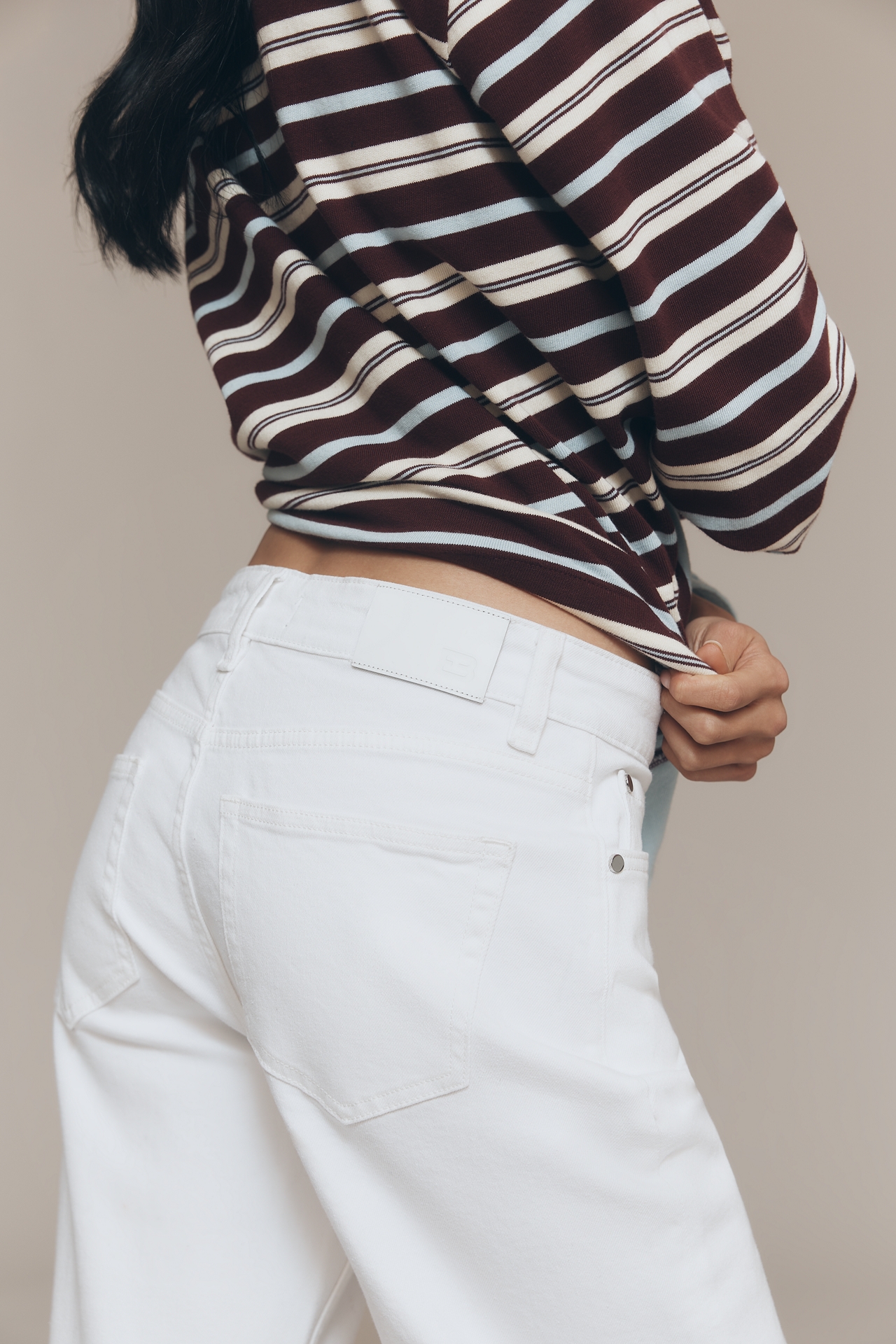 EB Denim Alida High-Rise Tapered Jeans