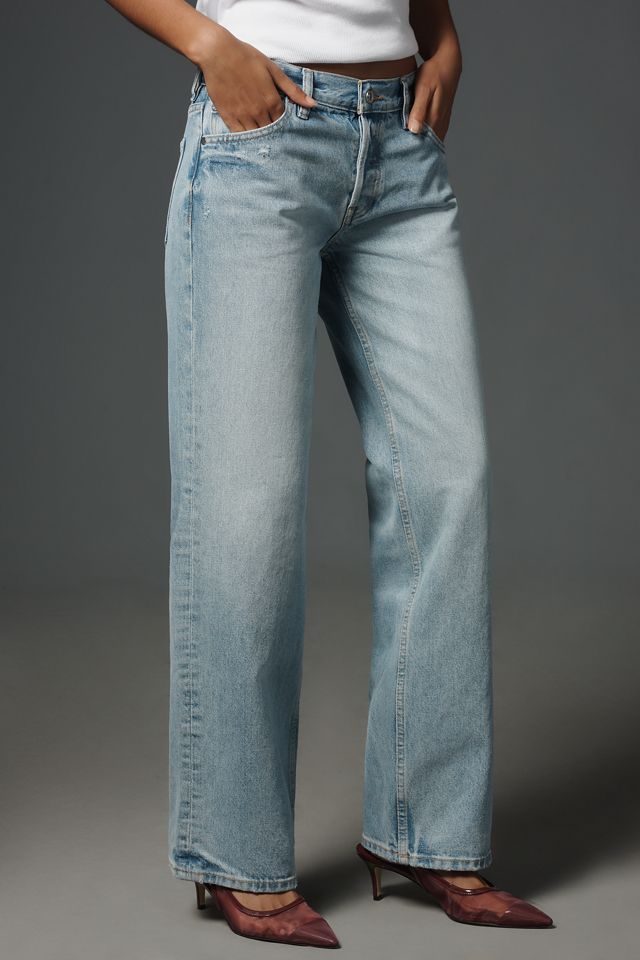 EB Denim Low-Rise Baggy Wide-Leg Jeans #1